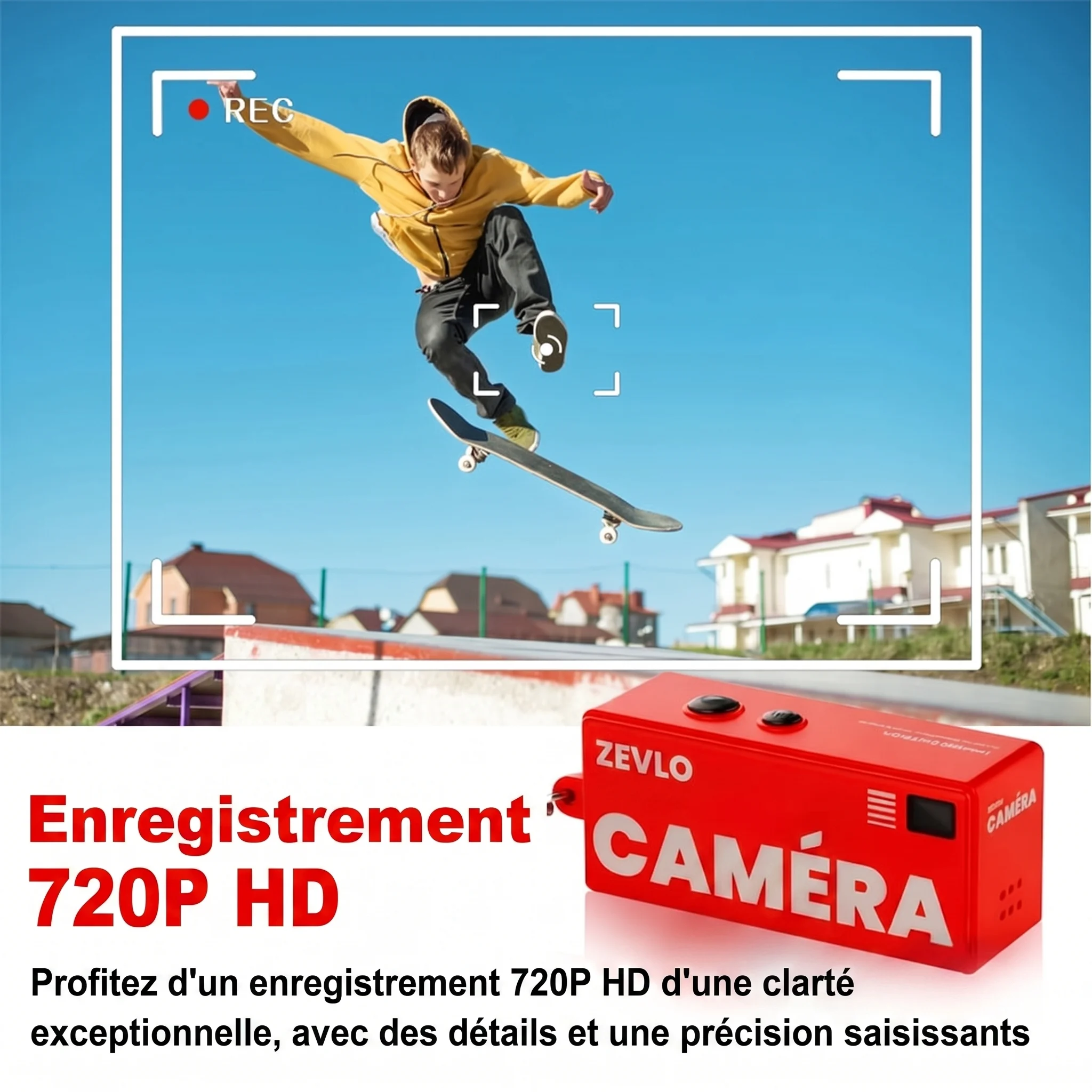 Vise et clique — enregistrement 720P HD